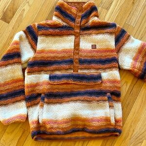 Billabong Multicolor Striped Teddy Jacket